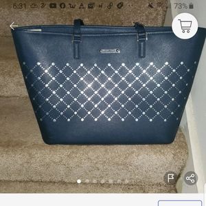 Mochael Kors Navy Tote